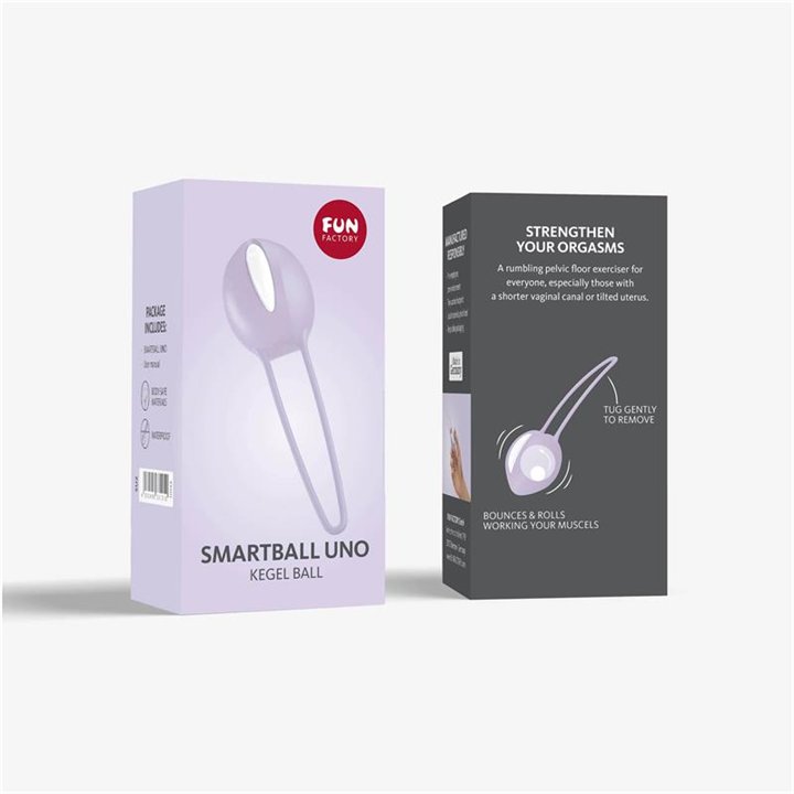 Smartball uno Kegel Ball White/Pastel Lilac - FF000882LV01 - Teknashop Ltd