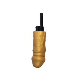 Penis Shape BBQ Lighter Golden - 8412345052415 - Teknashop Ltd