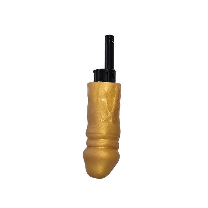 Penis Shape BBQ Lighter Golden - 8412345052415 - Teknashop Ltd