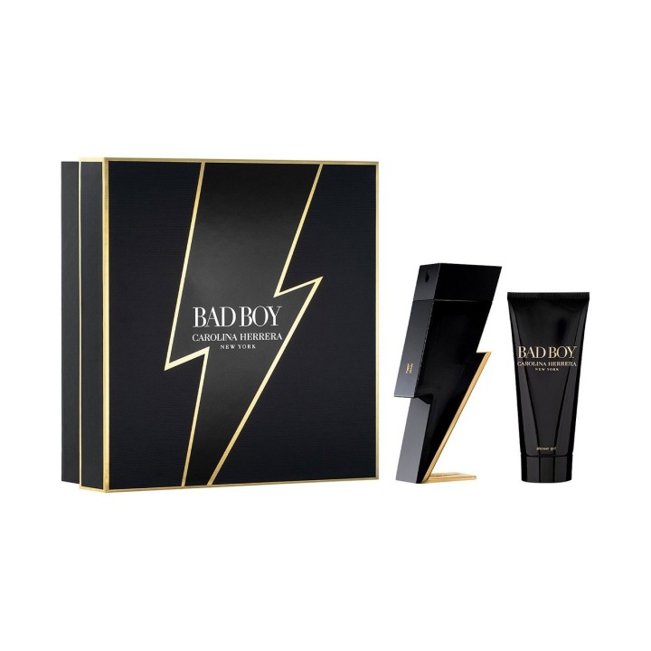 Set Carolina Herrera: Bad Boy, Eau De Toilette, For Men, 100 ml + Bad Boy, Shower Gel, For All Skin Types, 100 ml - Teknashop Lt