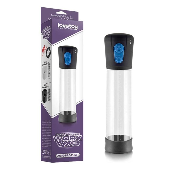 Automatic Penis Pump Maximizer Worx VX3 - LO-361018 - Teknashop Ltd