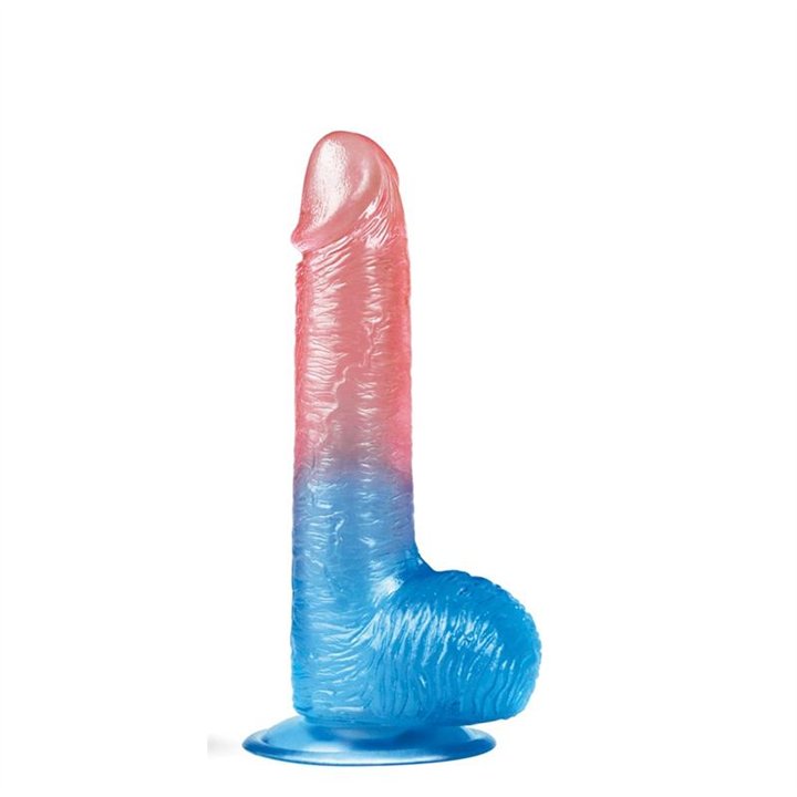 Dildo Dazzle Studs 7.5 Pink and Blue - LO-LV318011 - Teknashop Ltd