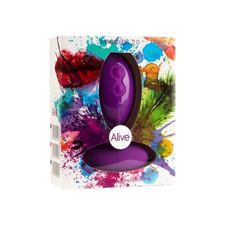 Vibrating Egg Magic egg 3.0 Purple - AL-40763 - Teknashop Ltd