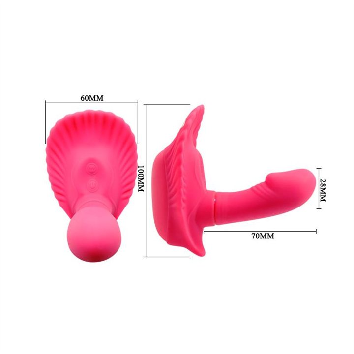 Pretty Love Remote Control Vibe Fancy Clamshell Pink - BI-014368W - Teknashop Ltd