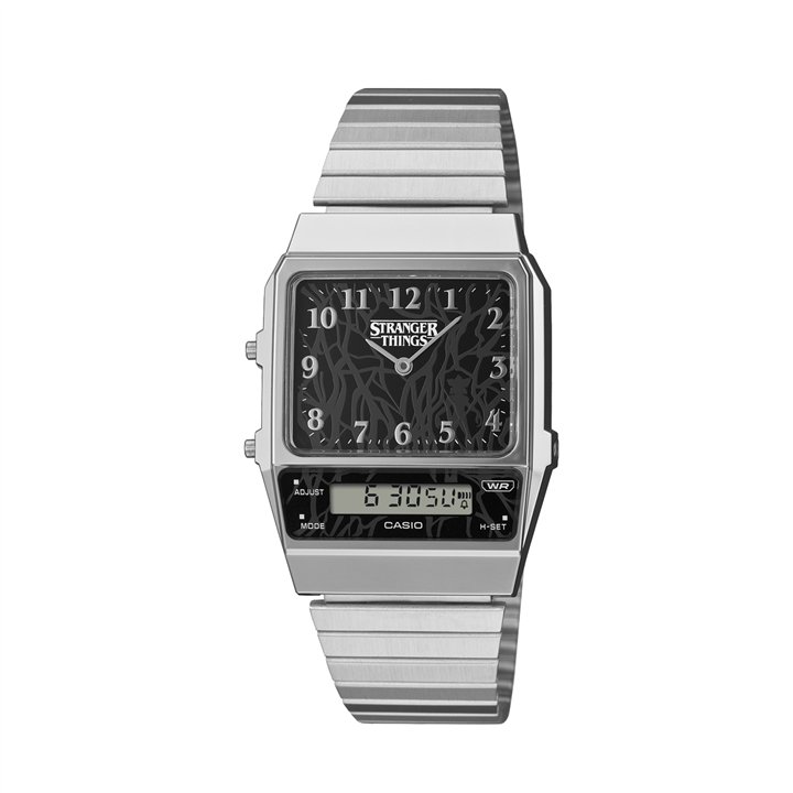 CASIO VINTAGE Mod. EDGY COLLECTION - STRANGER THINGS Ltd. Edt. NetFlix Collab - WW.AQ-800EST-1AER - Teknashop Ltd