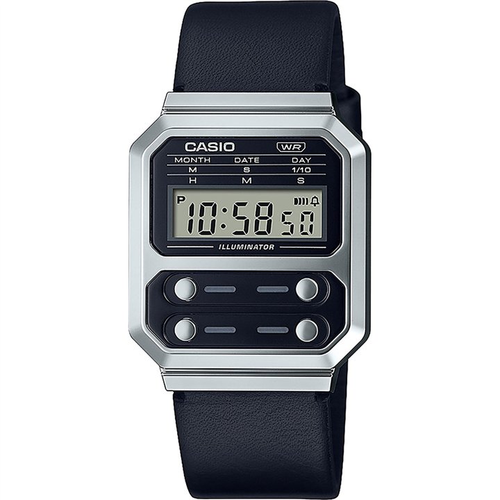 CASIO COLLECTION & VINTAGE WATCHES Mod. A100WEL-1AEF - WW.A100WEL-1AEF - Teknashop Ltd