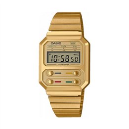CASIO COLLECTION & VINTAGE WATCHES Mod. A100WEG-9AEF - WW.A100WEG-9AEF - Teknashop Ltd