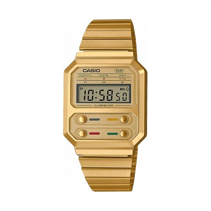 CASIO COLLECTION & VINTAGE WATCHES Mod. A100WEG-9AEF - WW.A100WEG-9AEF - Teknashop Ltd