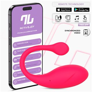 Bulby Vibrating Egg with App Dark Pink - IN-498 - Teknashop Ltd