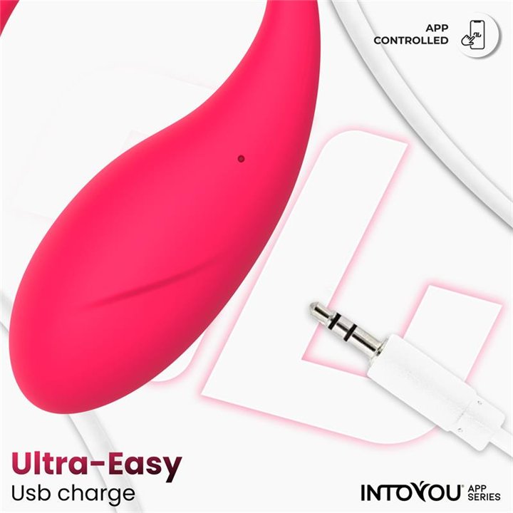 Bulby Vibrating Egg with App Dark Pink - IN-498 - Teknashop Ltd