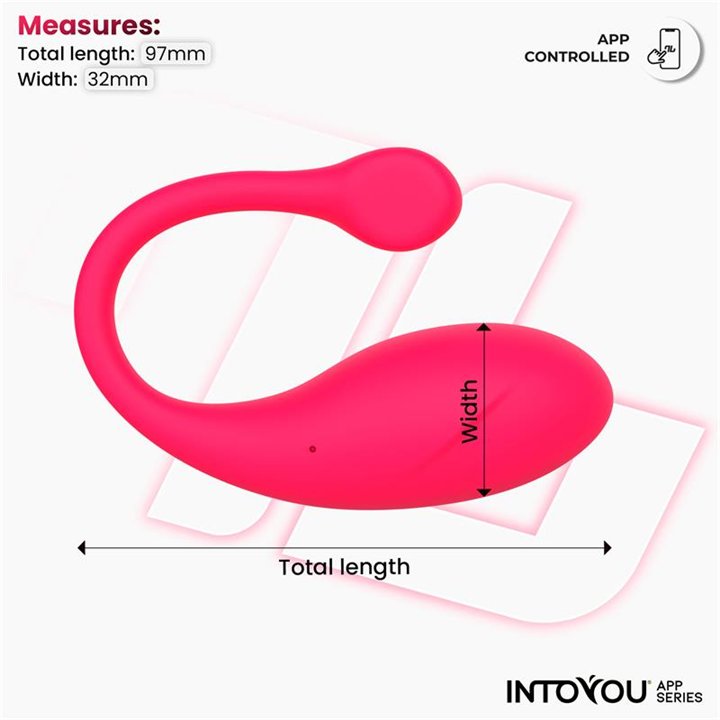 Bulby Vibrating Egg with App Dark Pink - IN-498 - Teknashop Ltd