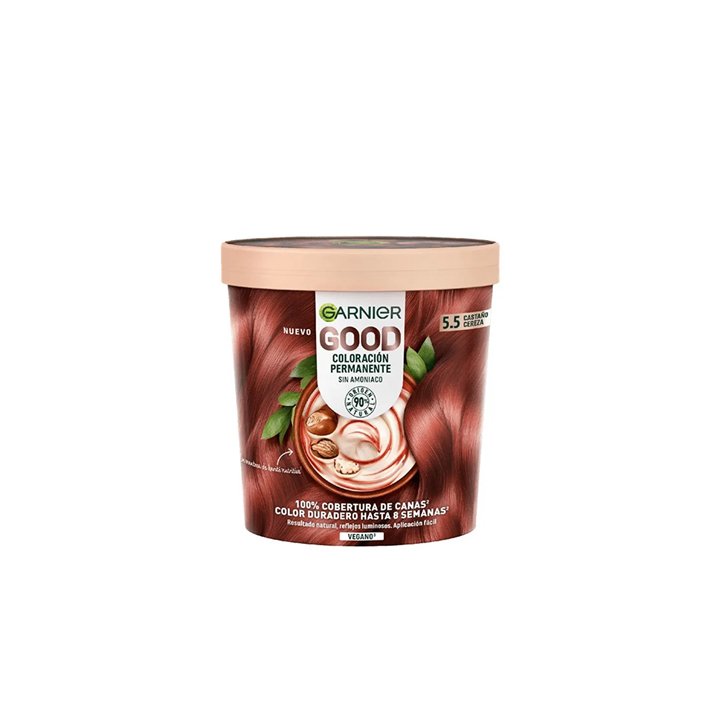 Garnier Good Coloración Permanente 5,5 Castaño Cereza 1 U - unisex - Teknashop Ltd