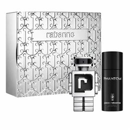 Paco Rabanne Phantom Eau De Toilette Spray 100ml Set 2 Pieces - man - Teknashop Ltd