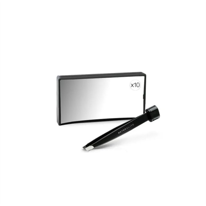 Beter Elite Rectangular Mirror X10 With Tweezer  - unisex - Teknashop Ltd