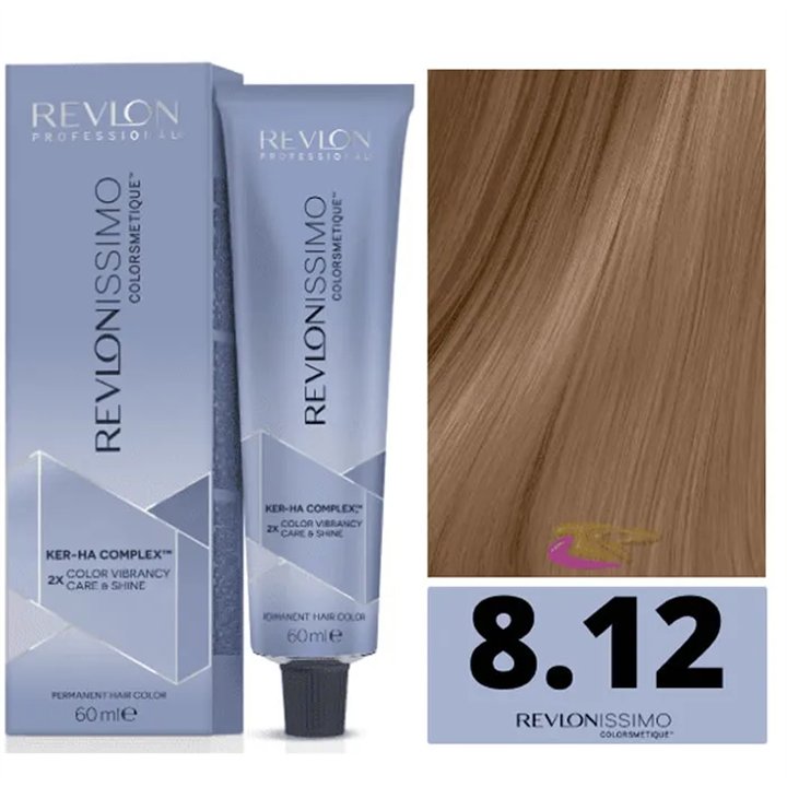 Revlonissimo Colorsmetique High Coverage 8,12-Frosty Blonde 60ml - unisex - Teknashop Ltd