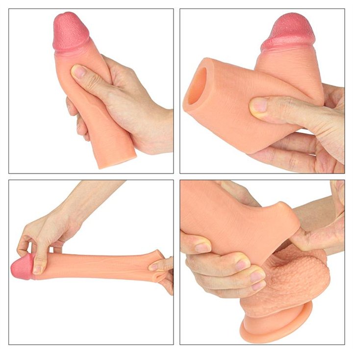 Penis Sleeve Extender Add 1 - LO-LV4211 - Teknashop Ltd