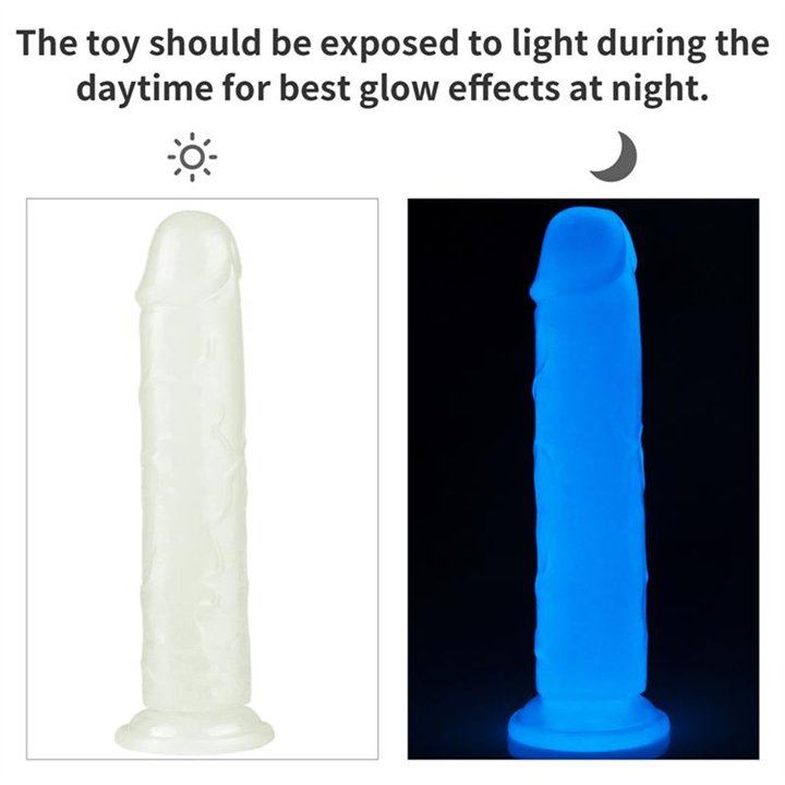 Dildo Lumino 8 Blue Light - LO-LV319021 - Teknashop Ltd