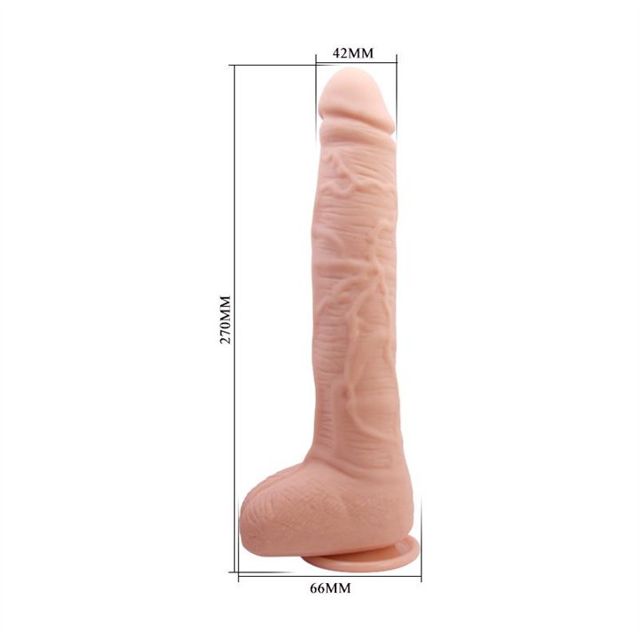Dick Realistic Dildo with Suction Cup Flesh - BW-008038NR - Teknashop Ltd