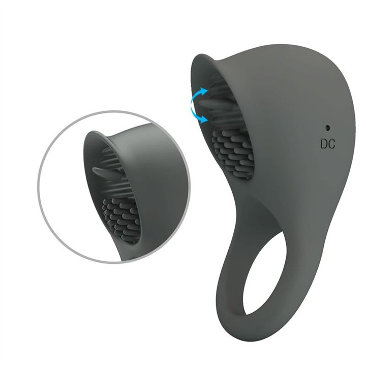 Nimbus Vibrating Cock Ring with Licking Tongue - BI-210216-1 - Teknashop Ltd