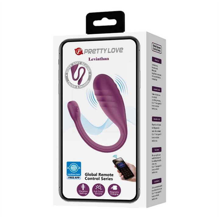 Leviathan Vibrating Egg with App - BI-300103HP - Teknashop Ltd