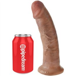 KING COCK - REALISTIC PENIS 21.7 CM CARAMEL - D-236503 - Teknashop Ltd