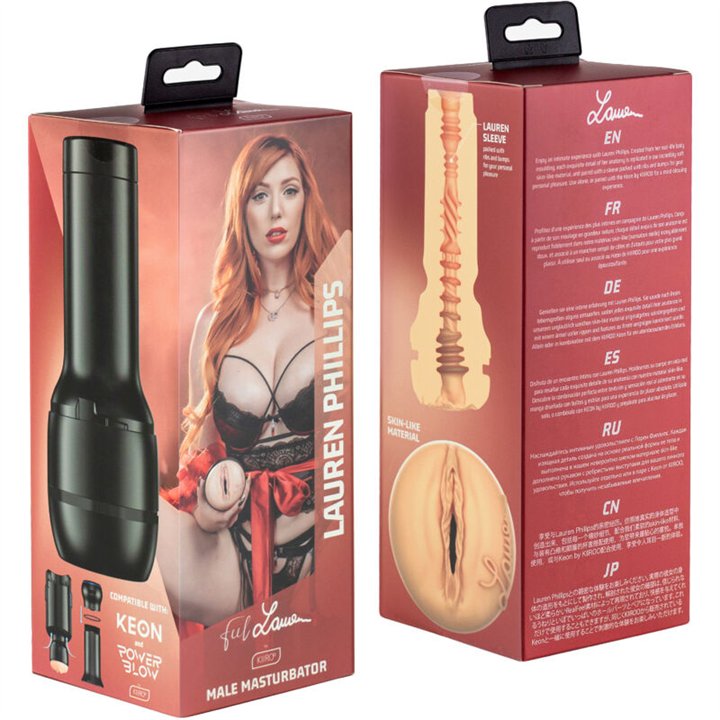KIIROO - FEEL LAUREN PHILLIPS STARS COLLECTION STROKERS POWERBLOW COMPATIBLE - D-236476 - Teknashop Ltd