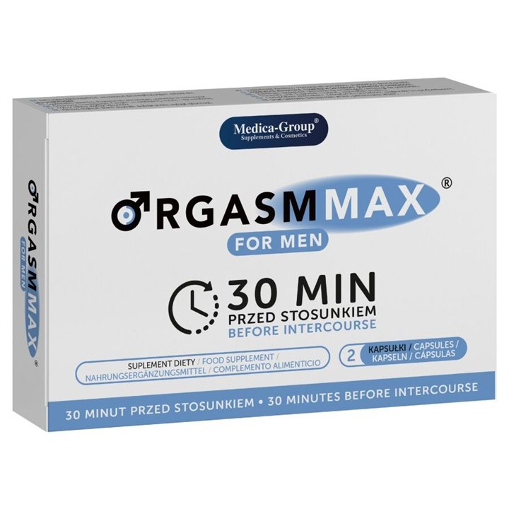 MEDICA GROUP - ORGASM MAX FOR MEN 2 CAPSULES - D-244365 - Teknashop Ltd