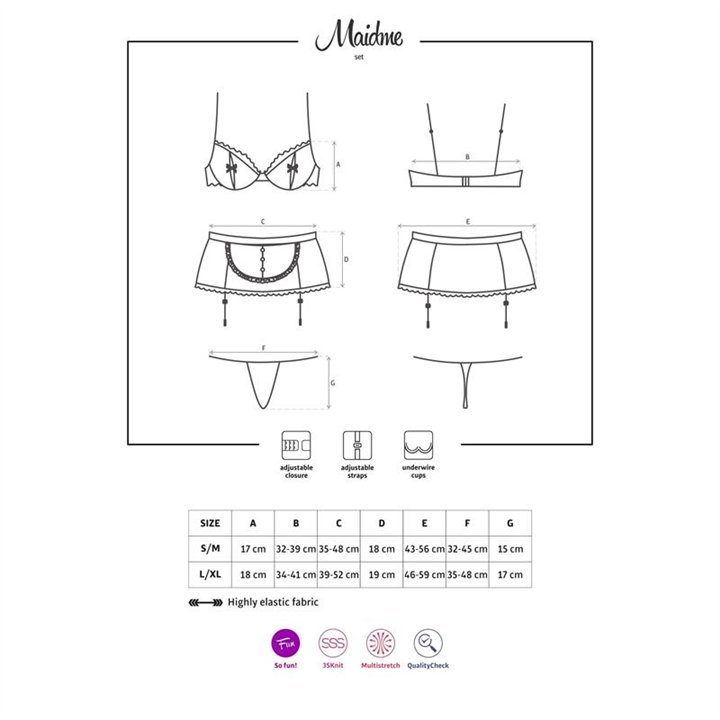 Maidme 5 Pieces Set - OB-185 - Teknashop Ltd
