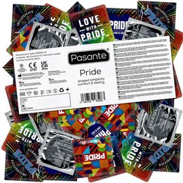 PASANTE - FORMAT GAY PRIDE 144 PACK CONDOMS - D-225583 - Teknashop Ltd