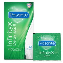 PASANTE - DELAY INFINITY CONDOMS 12 UNITS - D-246230 - Teknashop Ltd