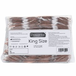 PASANTE - CONDOMS KING SIZE BAG 144 UNITS - D-228842 - Teknashop Ltd