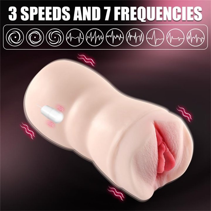 Gellen Vibrating Masturbator - SQ-MA60159V - Teknashop Ltd