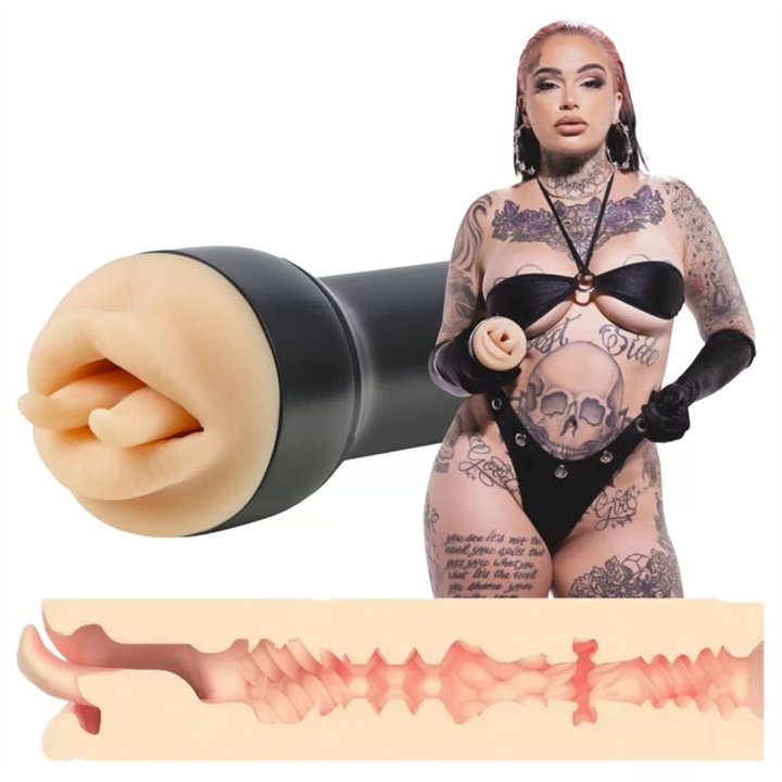 KIIROO - RAVEN MOUTH REALISTIC VIPER TONGUE MASTURBATOR - D-246271 - Teknashop Ltd