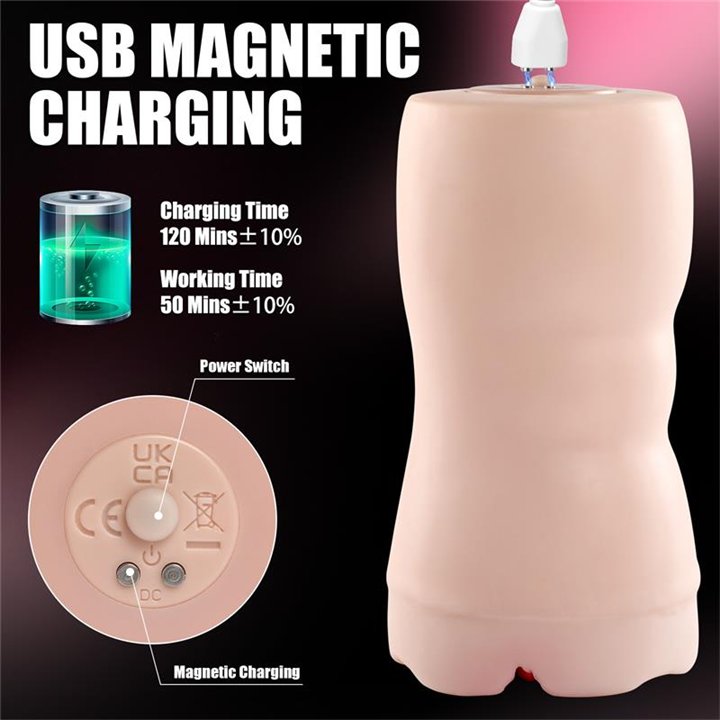 Gellen Vibrating Masturbator - SQ-MA60159V - Teknashop Ltd