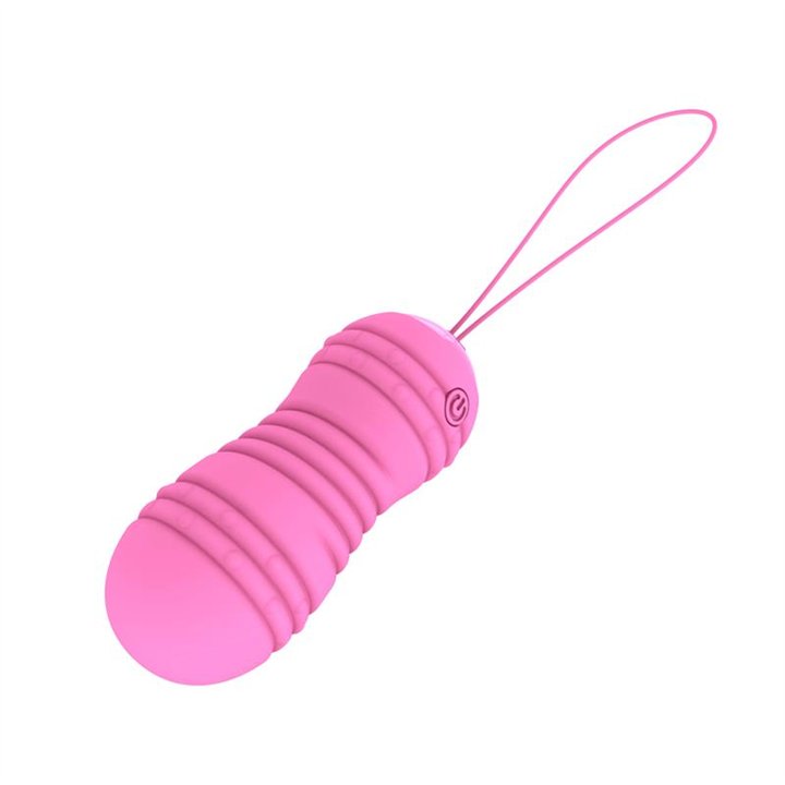 Hiibo Vibrating and Rotating Egg with Remote control USB Silicone Pink - LT-661 - Teknashop Ltd