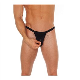 String with Zipper Black One Size - R1912 - Teknashop Ltd