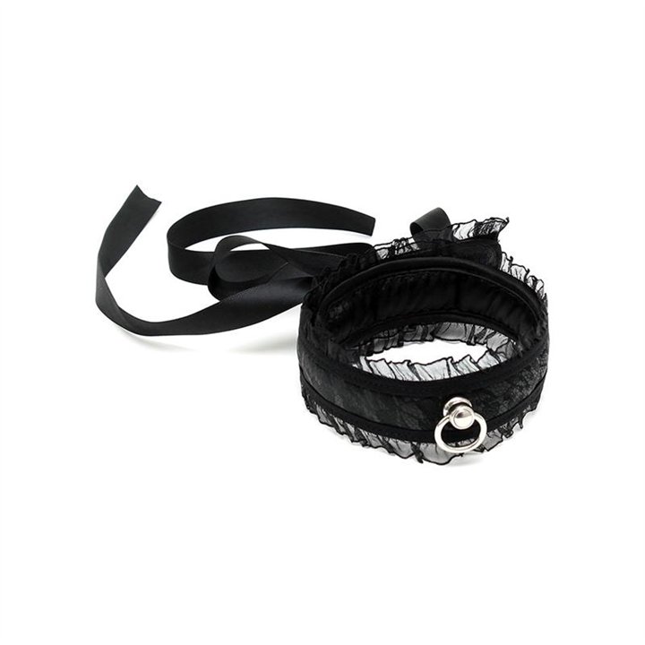 Satin Look Collar Black - R8124 - Teknashop Ltd