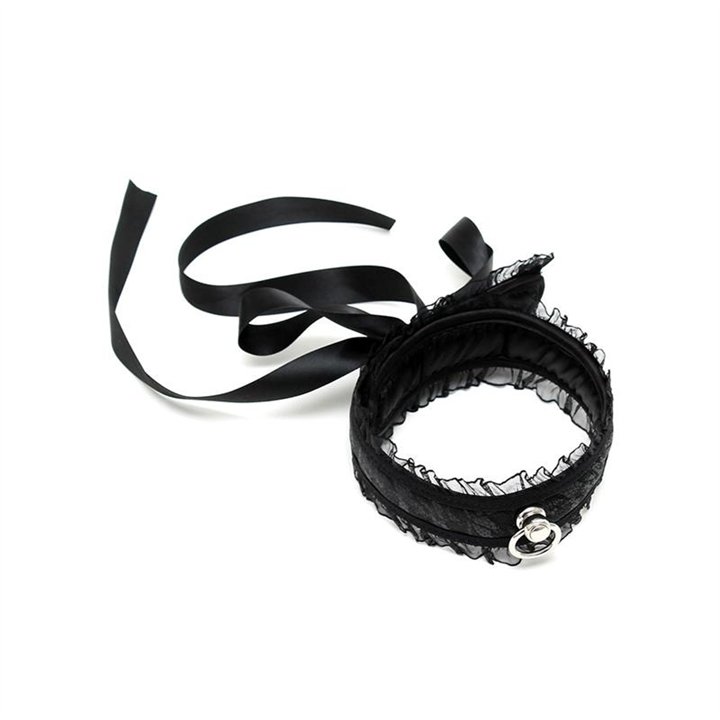 Satin Look Collar Black - R8124 - Teknashop Ltd