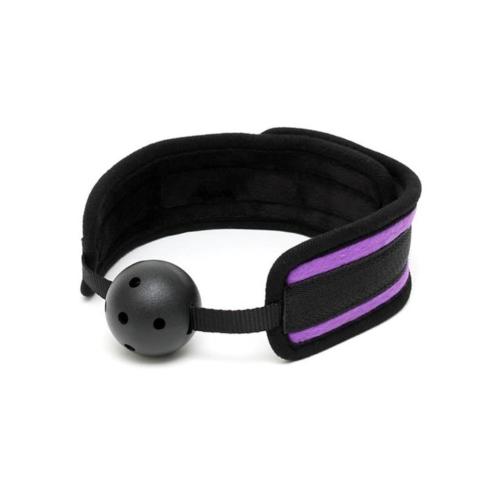 Breathable Gag Ball Purple - R8138 - Teknashop Ltd