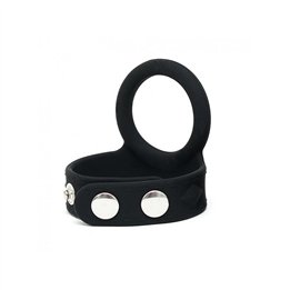 Penis Strap with Cockring Silicone - R9154.4 - Teknashop Ltd