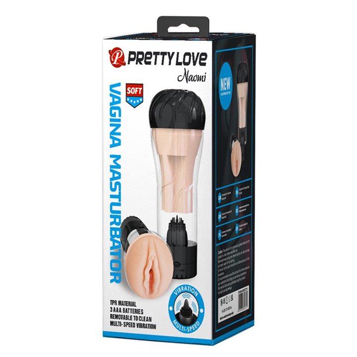 Naomi Masturbator With vibration - BM-00900T27Z-4 - Teknashop Ltd
