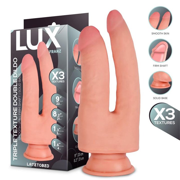 Franz Triple Density Double Dildo 8.2 - 9 - LX-804 - Teknashop Ltd