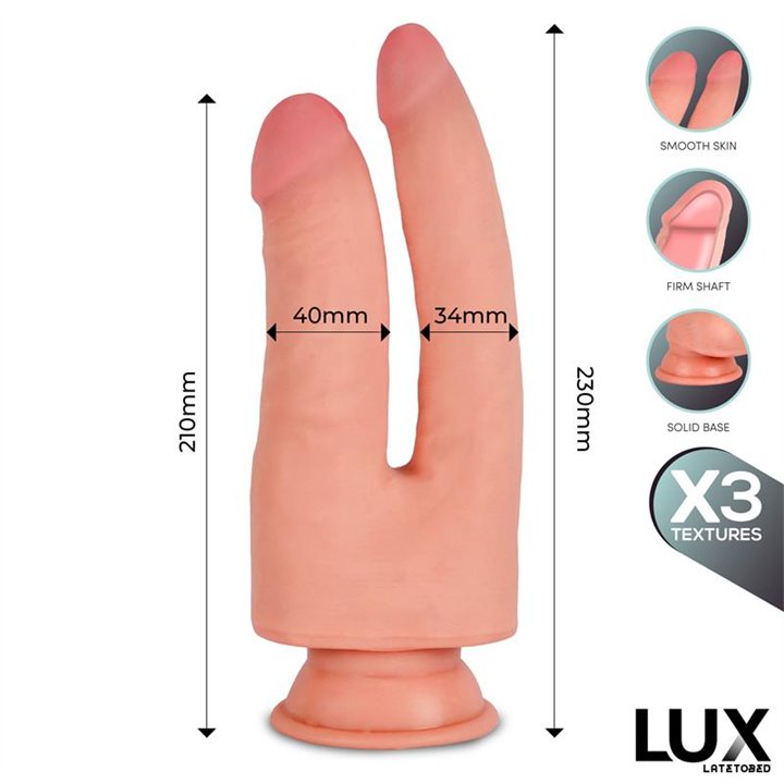 Franz Triple Density Double Dildo 8.2 - 9 - LX-804 - Teknashop Ltd