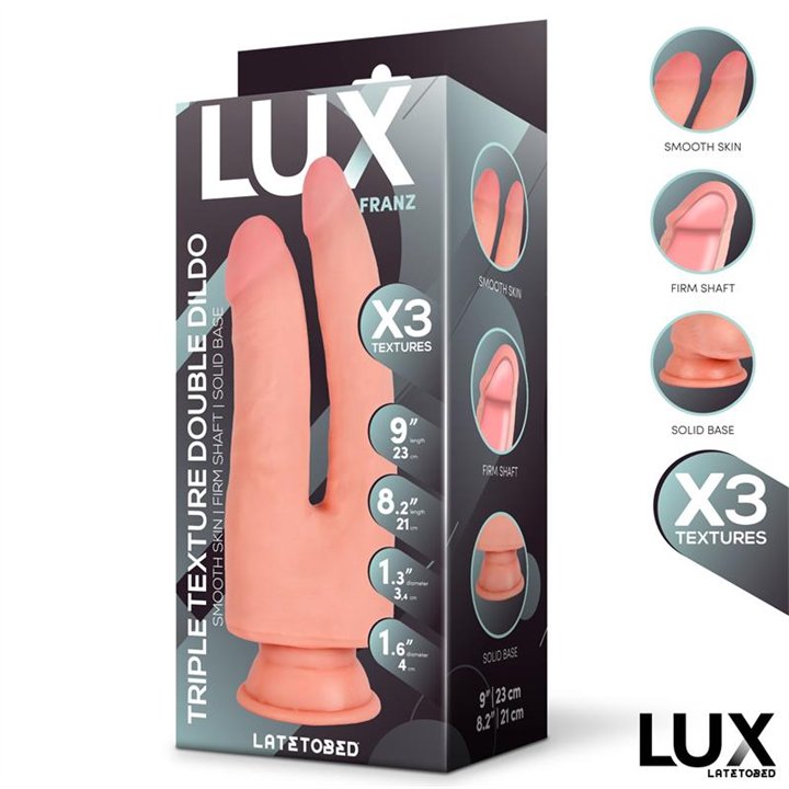 Franz Triple Density Double Dildo 8.2 - 9 - LX-804 - Teknashop Ltd