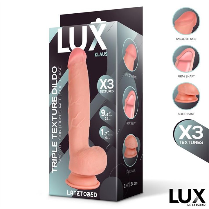 Klaus Triple Density Dildo with Balls 9.4 - LX-801 - Teknashop Ltd