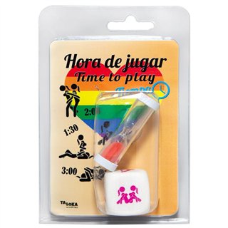 Posture dice set and an hourglass - 8412345049200 - Teknashop Ltd