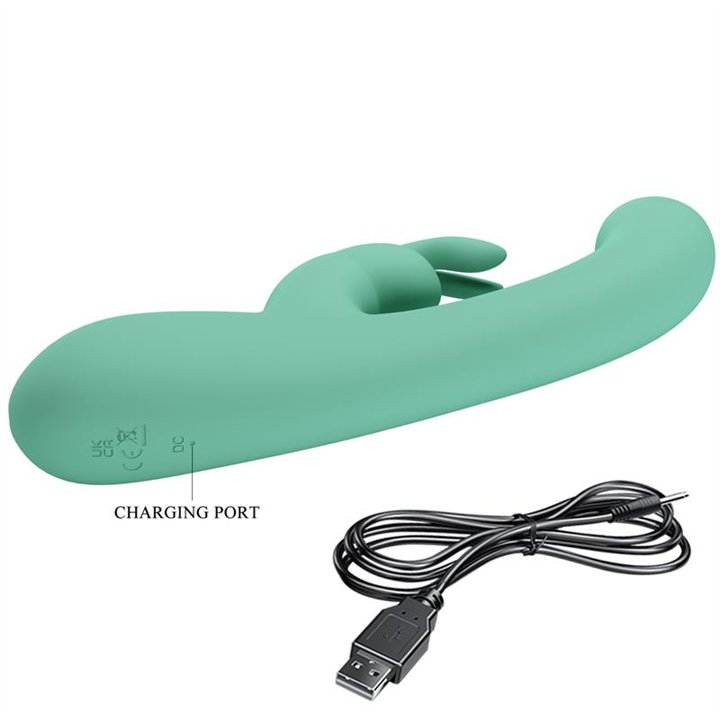 Lamar Vibrator G-Spot Rabbit Mint - BW-500004-LED-3 - Teknashop Ltd