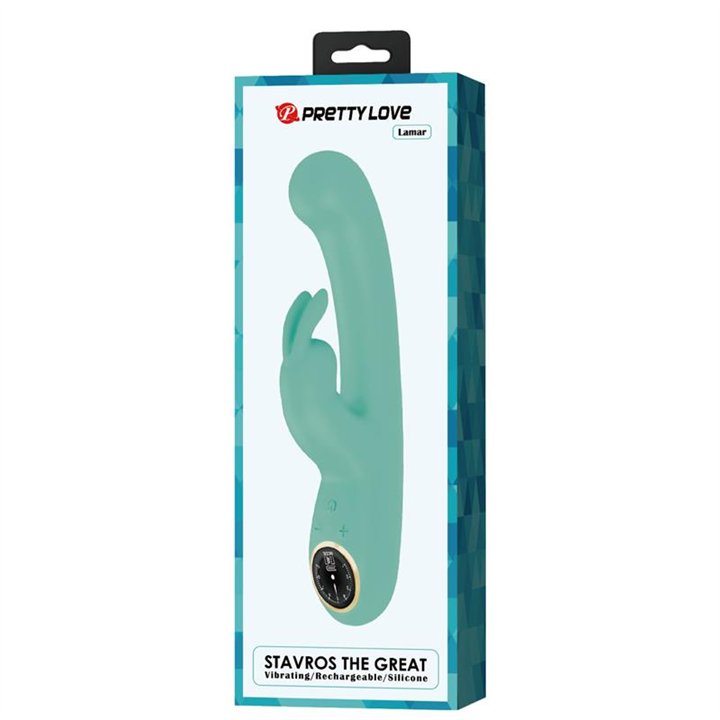 Lamar Vibrator G-Spot Rabbit Mint - BW-500004-LED-3 - Teknashop Ltd