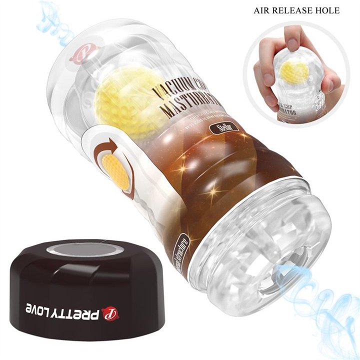 Stellar Ball-Rolling Masturbator Cup Yellow - BM-009249N-2 - Teknashop Ltd