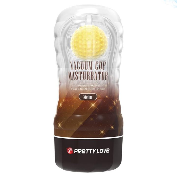 Stellar Ball-Rolling Masturbator Cup Yellow - BM-009249N-2 - Teknashop Ltd